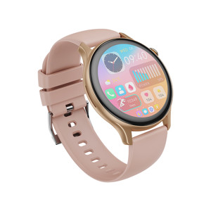 Obrazek XO SMARTWATCH ZEGAREK J6 AMOLED różowo-złoty