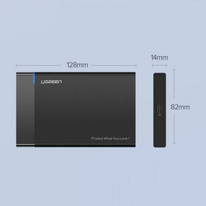 Obrazek Ugreen kieszeń na dysk HDD SSD obudowa dysku SATA 2,5 USB 3.2 Gen 1 5 Gbps