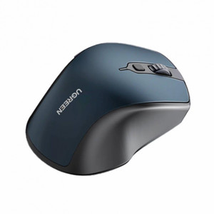 Obrazek Ugreen bezprzewodowa mysz MU101 ergonomiczna Bluetooth 2.4 GHz niebieska