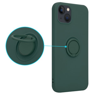 Obrazek Etui Silicon Ring do Iphone 13 PRO zielony