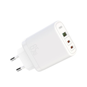 Obrazek XO ładowarka sieciowa CE04 PD 65W 2xUSB-C 1xUSB BIAŁA