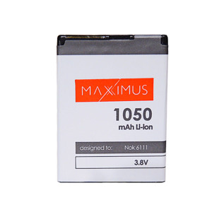 Obrazek Bateria MAXXIMUS NOKIA 6111 1050 mAh BL-4B