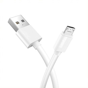 Obrazek Ładowarka sieciowa T-PHOX MINI-EU MICRO USB WHITE 1.2M 2.4A