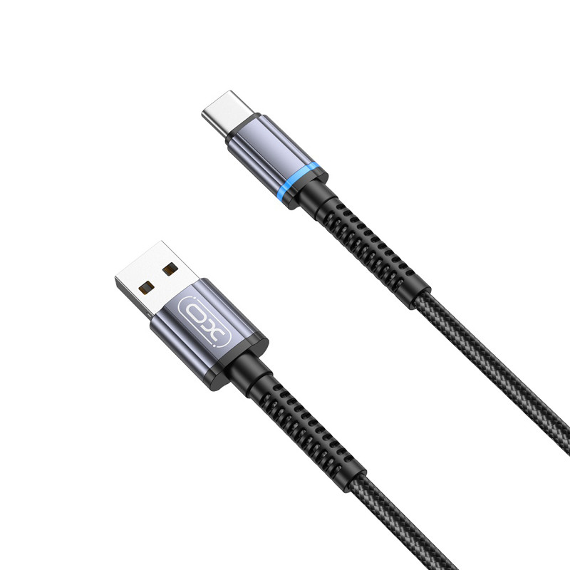 Obrazek XO KABEL NB215 USB/USB-C 1m 2,4A czarny