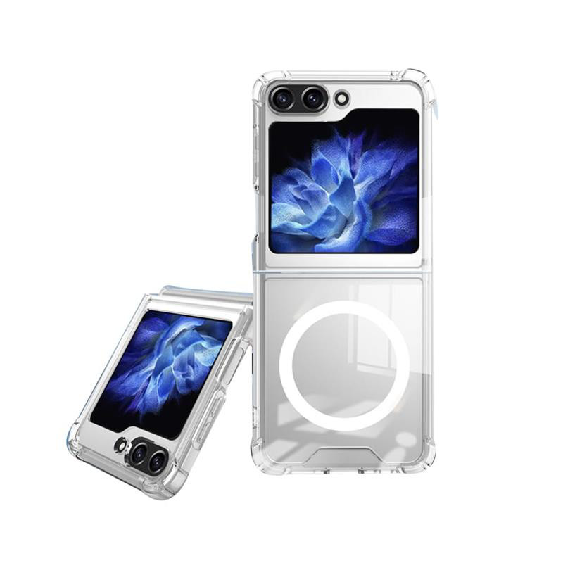 Obrazek ETUI MAGNETIC SAMSUNG GALAXY Z FLIP5 CLEAR / PRZEŹROCZYSTY