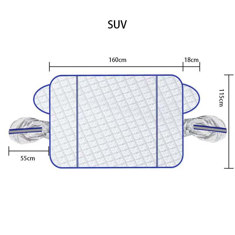 Obrazek Antyszronowa / Przeciwsłoneczna mata na szybę SUV (160*115cm), MAGNETYCZNA