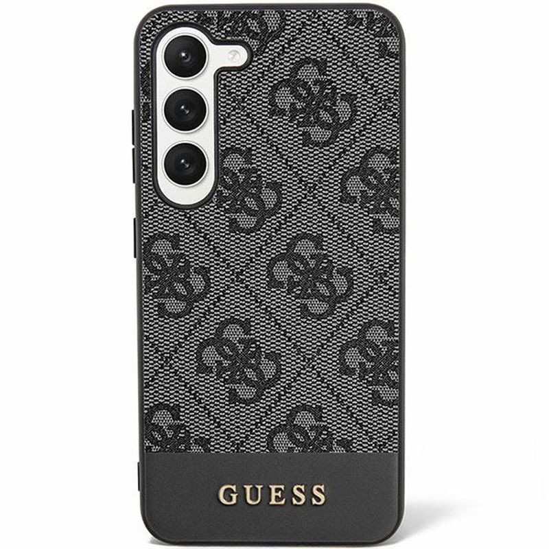 Obrazek GUESS SAMSUNG S24 PLUS GUHCS24MG4GLGR STRIPE COLLECTION BLACK