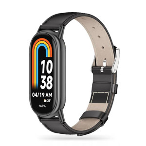 Obrazek TECH-PROTECT OPASKA SMART BAND XIAOMI 8/ 8 NFC LEATHERFIT BLACK