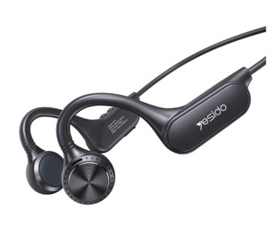 Obrazek Yesido Słuchawki YSP12 Bone Conduction Bluetooth 5.3, BLACK / CZARNY