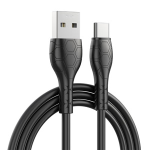 Obrazek XO KABEL NB240 USB/USB-C 1m 2,4A czarny