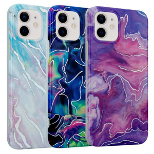 Obrazek MX MARBLE IPHONE 12 MINI NAVY / GRANATOWY