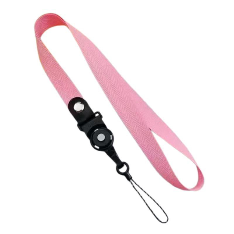 Obrazek Uniwersalna smycz na szyję do telefonu Buckle-03 52cm, PINK / RÓŻOWY