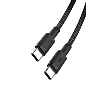 Obrazek XO KABEL NB-Q199 PD USB-C/USB-C 100W CZARNY 1,5m