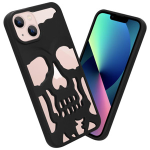 Obrazek ETUI SKULL IPHONE 11 MATT BLACK / CZARNY