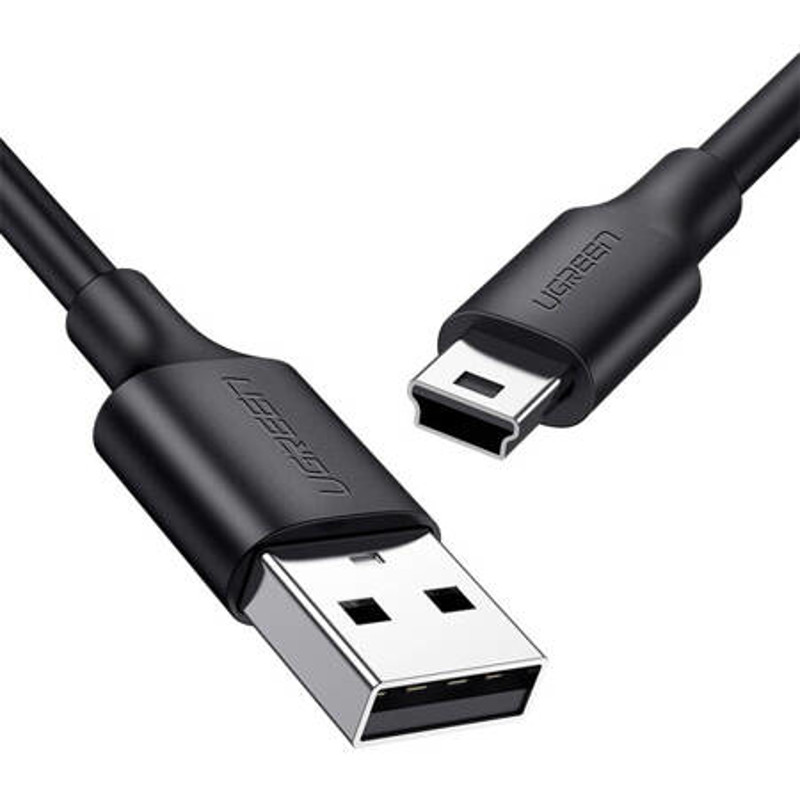 Obrazek Ugreen kabel przewód US132 USB-mini USB

480 Mbps 2 m czarny