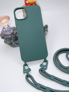 Obrazek Uniwersalna smycz do telefonu / na ramię Hook-07, GREEN / ZIELONY