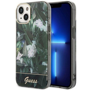 Obrazek GUESS IPHONE 14 PLUS JUNGLE COLLECTION GUHCP14MHGJGHA ZIELONY/GREEN