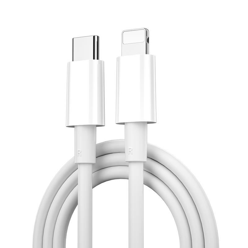 Obrazek WIWU Kabel C008 USB-C - Lightning 1,2 m 30W biały