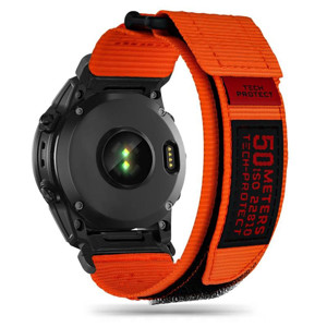 Obrazek TECH-PROTECT OPASKA SCOUT PRO GARMIN FENIX 5/6/6 PRO/ 7 ORANGE