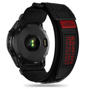 Obrazek TECH-PROTECT OPASKA SCOUT PRO GARMIN FENIX 5/6/6 PRO/ 7 BLACK