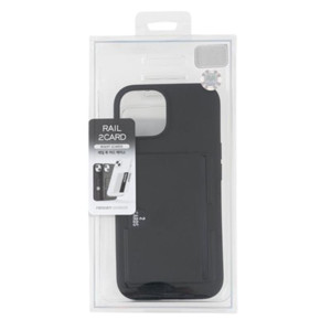 Obrazek Mercury Rail 2 Card Case Iphone 14 BLACK / CZARNY