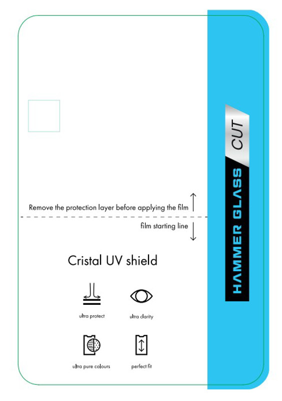 Obrazek HAMMER GLASS FOLIA UV CRISTAL SHIELD 10szt