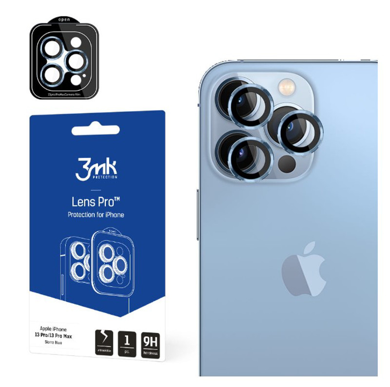 Obrazek 3MK LENS PROTECTION PRO IPHONE 13 PRO /13 PRO MAX SIERRA BLUE