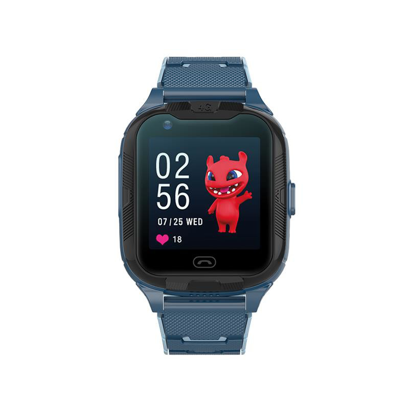 Obrazek MAXLIFE SMARTWATCH 4G GPS WIFI MXKW-350, BLUE / NIEBIESKI