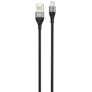 Obrazek XO KABEL NB188 Lightning 2,4A 1m szary dwustronne USB