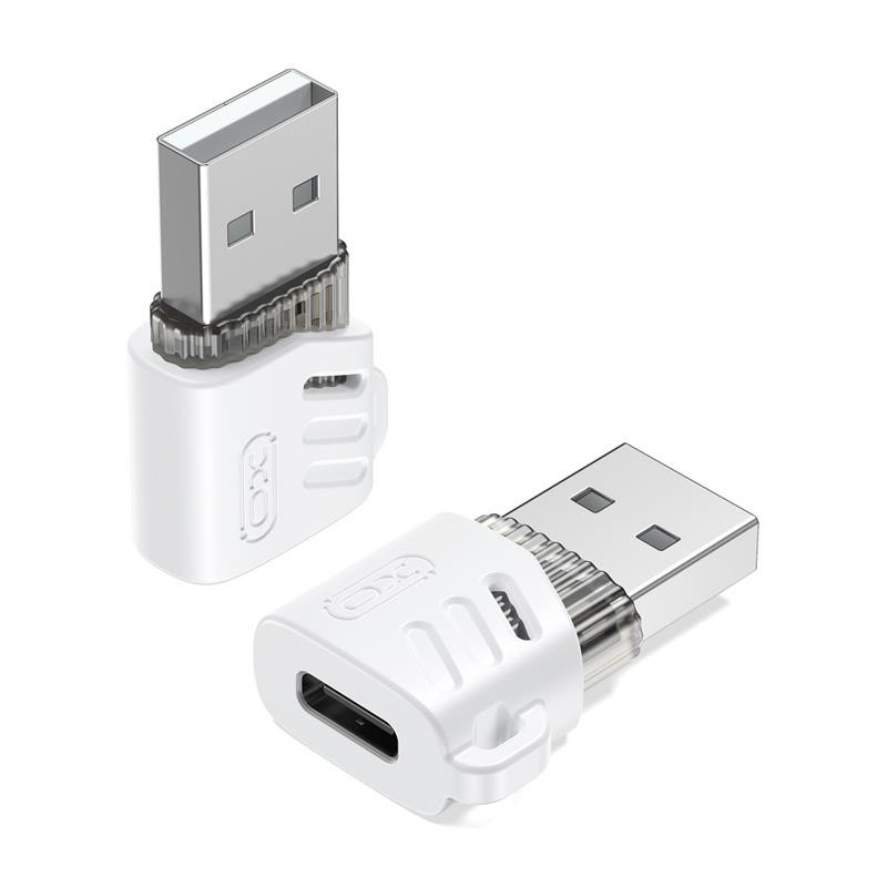 Obrazek XO ADAPTER NB256D USB-C/USB biały