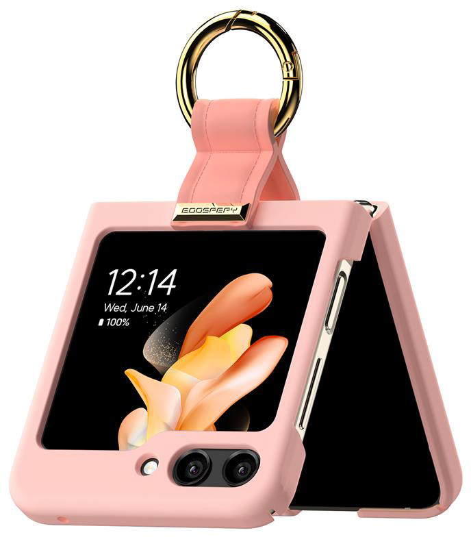 Obrazek Mercury Gold Ring Case Samsung Z Flip6 PINK / RÓŻOWY