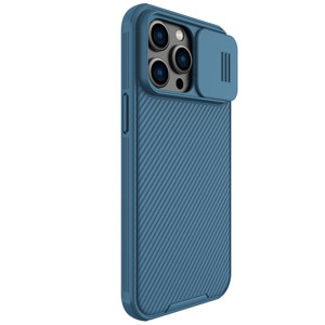 Obrazek NILLKIN CAMSHIELD PRO IPHONE 14 PRO MAX BLUE / NIEBIESKI