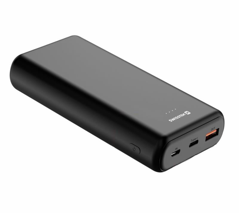 Obrazek POWERBANK SWISSTEN POWER LINE 20000 MAH 20W PD BLACK