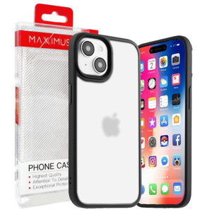 Obrazek MX RIBBED CAM IPHONE 15 PLUS (6.7) BLACK / CZARNY