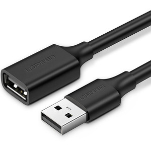 Obrazek Ugreen przedłużka adapter USB 2.0 5m czarny