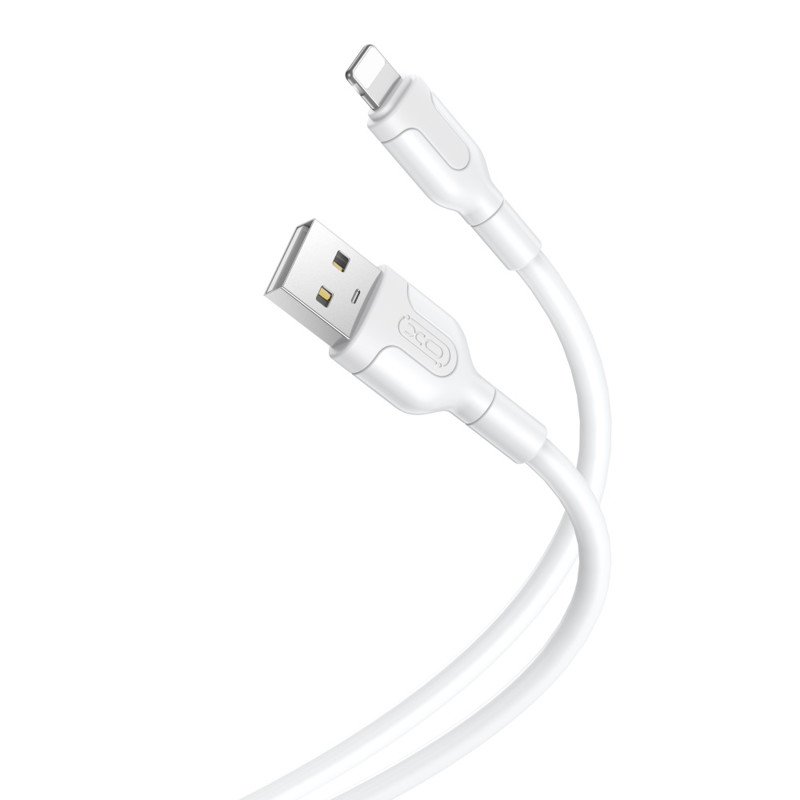 Obrazek XO KABEL NB212 USB-LIGHTNING 2,1A WHITE 1M