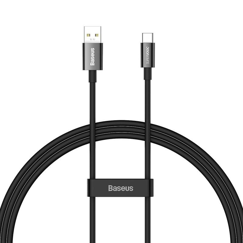 Obrazek KABEL BASEUS SUPERIOR SERIES USB/USB-C 65W 1M BLACK