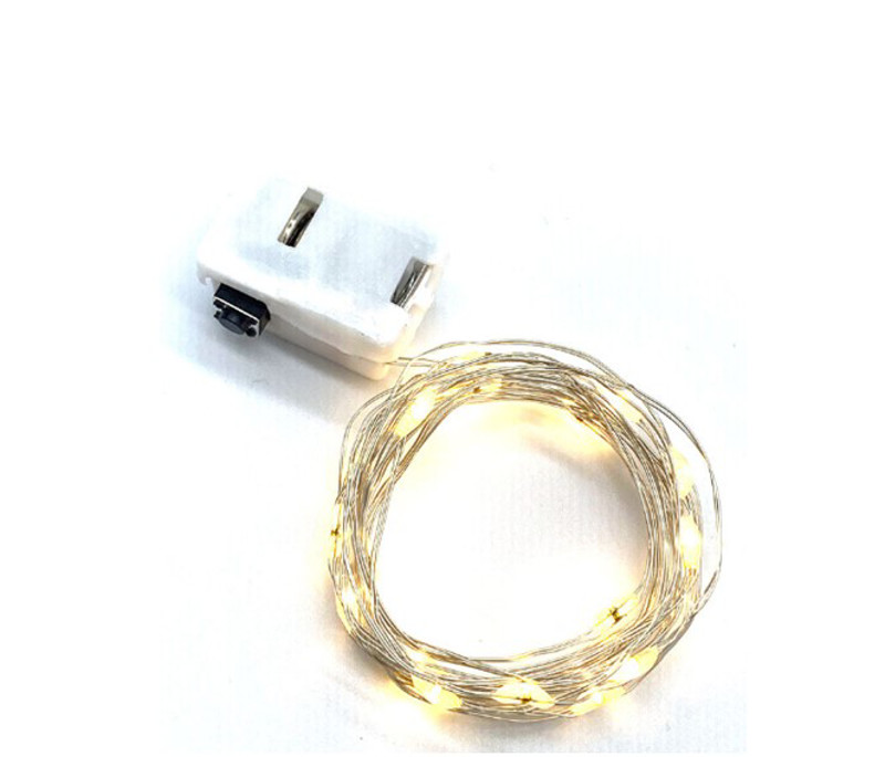 Obrazek DRUCIK LED DO OZDÓB ŚWIĄTECZNYCH (100cm) NA BATERIE