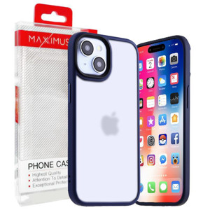 Obrazek MX RIBBED CAM IPHONE 13 PRO MAX DARK BLUE / GRANATOWY