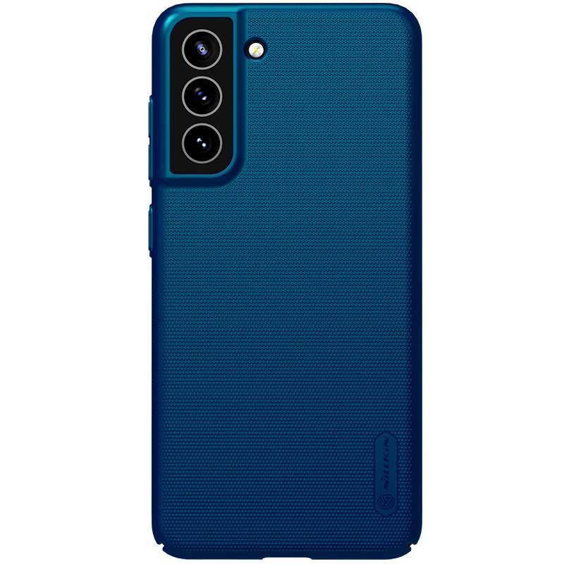 Obrazek NILLKIN super frosted shield SAMSUNG S21 FE 2021 PEACOCK BLUE