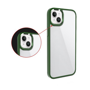 Obrazek MX GLOSSY CAM IPHONE 14 DARK GREEN / ZIELONY