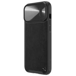 Obrazek NILLKIN CAMSHIELD LEATHER S IPHONE 13 PRO MAX, BLACK / CZARNY