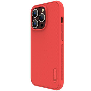 Obrazek NILLKIN super frosted shield PRO IPHONE 14 PRO RED / CZERWONY