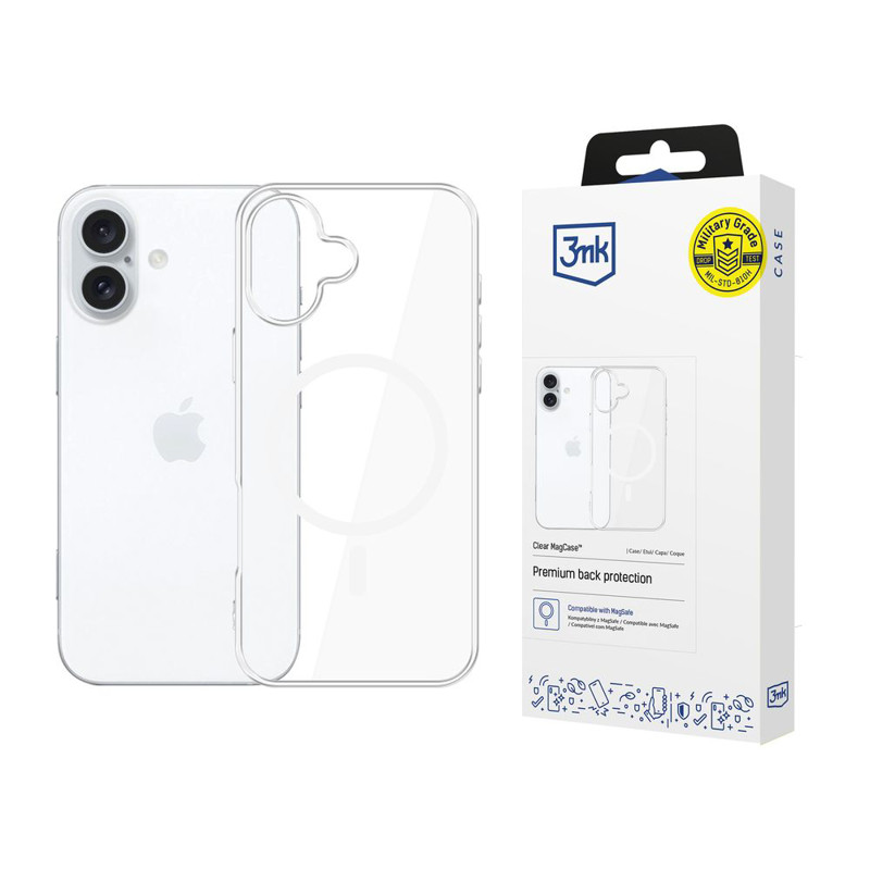 Obrazek 3MK CLEAR MAGCASE IPHONE 16 PLUS