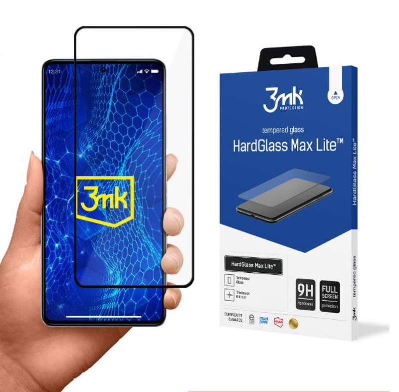 Obrazek 3MK HARDGLASS MAX LITE REDMI NOTE 12 PRO /12 PRO+