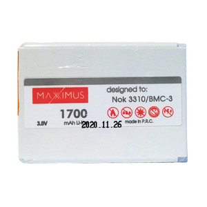 Obrazek Bateria MAXXIMUS NOKIA 3310 1700mAh Li-Ion BMC-3