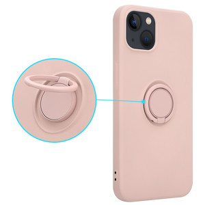 Obrazek Etui Silicon Ring do Iphone 12 MINI różowy