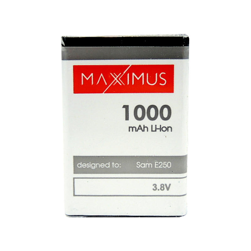 Obrazek Bateria MAXXIMUS Samsung E250 1000mAh Li-Ion AB463446BE