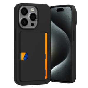 Obrazek Mercury Rail 2 Card Case Iphone 15 Pro BLACK / CZARNY