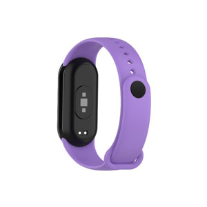 Obrazek Pasek Silikonowy Mi Band 8 / M8 (4), PURPLE / FIOLETOWY